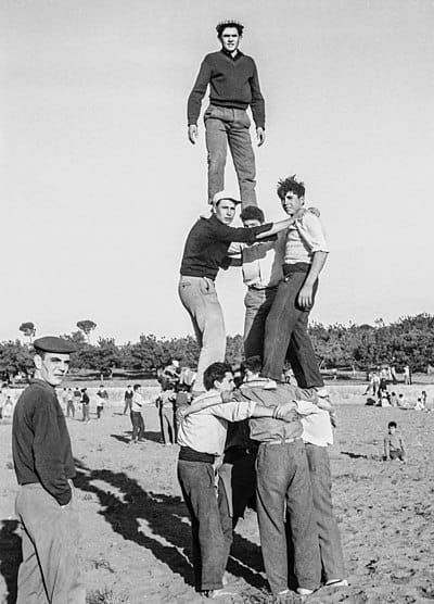 Muixeranga Alginet - fotografia històrica